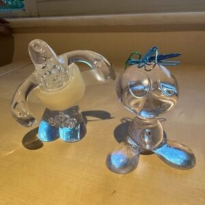 Koziol Elvis tape dispenser and Curly paper clip holder